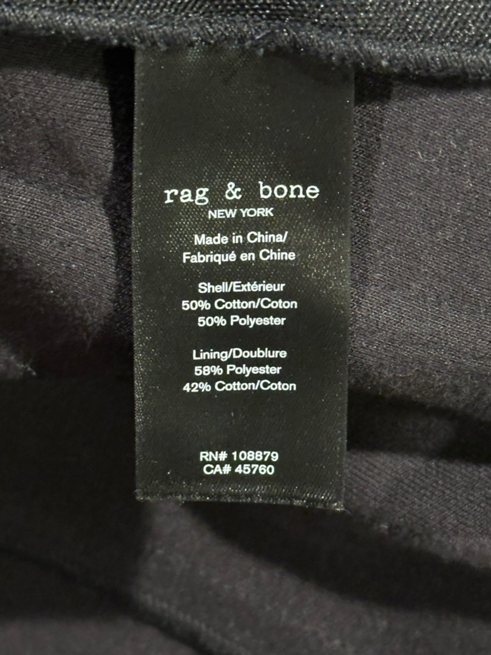 Rag & Bone Women’s Black Sid Pique Jacket Blazer Size 4 - Picture 4 of 9